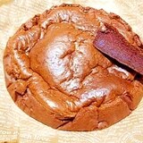 共立て☆スフレ風チョコレートケーキ